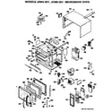 GE JEM4001 microwave oven diagram