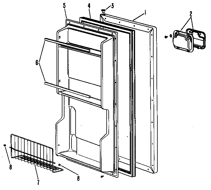 GE SC4SJQ door diagram