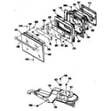 GE ZEK736GP1BG door/lock diagram