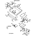 GE JGBP79AEV3AA burner & gas parts diagram