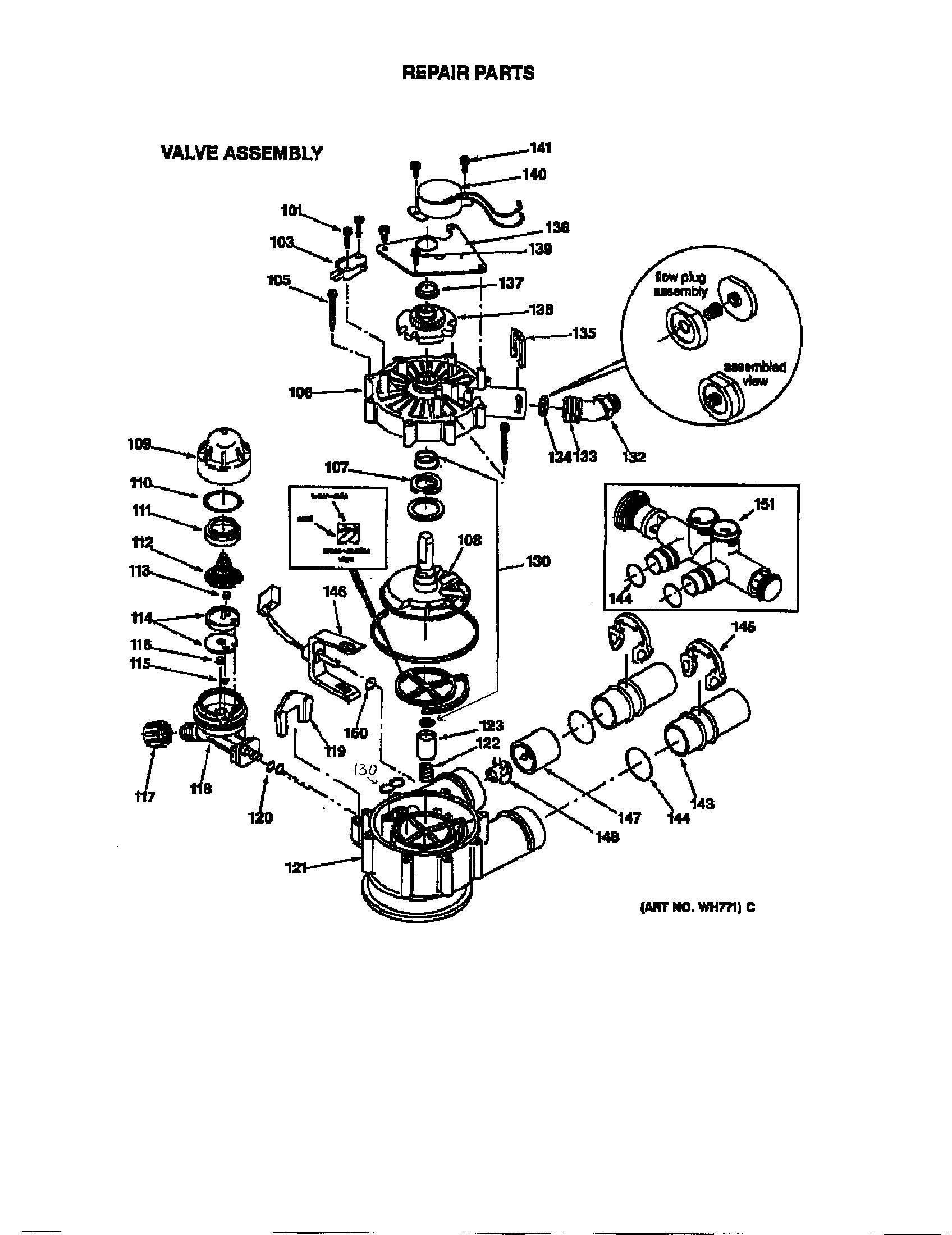 GE GNSF48A01 pump diagram