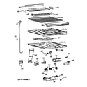 GE TBT25PABTRWW compartment separator parts diagram