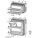 Hotpoint CTX16CYYDRWH doors diagram