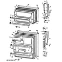 Hotpoint CTG16GAZCRWH doors diagram