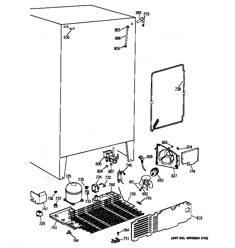 Hotpoint CSX25DRZBWW unit parts diagram