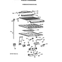 Hotpoint CTG24GAXERWW compartment separator parts diagram