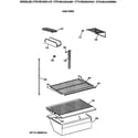 Hotpoint CTX18CAXHRAD shelf parts diagram