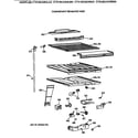 Hotpoint CTX18CAXHRAD compartment separator parts diagram