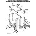 Hotpoint DLL3480SBLWH cabinet diagram