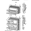 Hotpoint CTG16EAZBRWH doors diagram