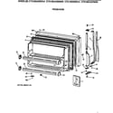 Hotpoint CTX18GIXGRWW freezer door diagram