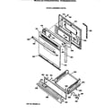 Hotpoint RGB528GEV2AD door & drawer parts diagram