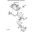 Hotpoint RGB744GEV2AD gas & burner parts diagram
