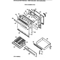 Hotpoint RGB744GEV2AD door & drawer parts diagram