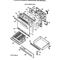 Hotpoint RGB745GEV2AD door & drawer parts diagram