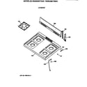 Hotpoint RGB508ET2WH cooktop diagram
