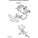 Hotpoint RGB524EV3WH gas & burner parts diagram