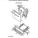 Hotpoint RGB524EV3WH door & drawer parts diagram