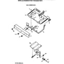 Hotpoint RGB528GET2WH gas & burner parts diagram