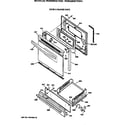 Hotpoint RGB528GET2WH door & drawer parts diagram