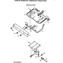 Hotpoint RGB526ET2WH burner & gas parts diagram