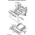 Hotpoint RGB526ET2WH door & drawer diagram