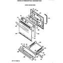 Hotpoint RGB535GET2AD door & drawer parts diagram