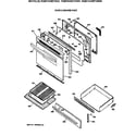 Hotpoint RGB744GET2WH door & drawer parts diagram