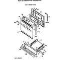 Hotpoint RGB528GEV1WH door & drawer parts diagram