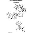 Hotpoint RGB628GEV2WH gas & burner parts diagram