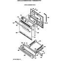 Hotpoint RGB628GEV2WH door & drawer parts diagram