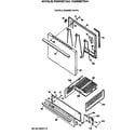 Hotpoint RGB508ET3WH door & drawer parts diagram