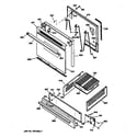 Hotpoint RGB508BPW1AD door & drawer parts diagram