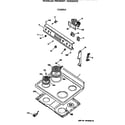 Hotpoint RB632GV2 cooktop diagram