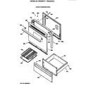Hotpoint RB632GV2 door & drawer parts diagram