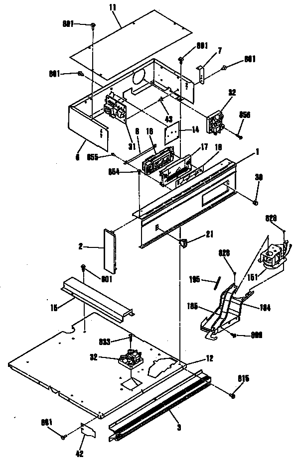 GE L2J345GEL2 lock diagram