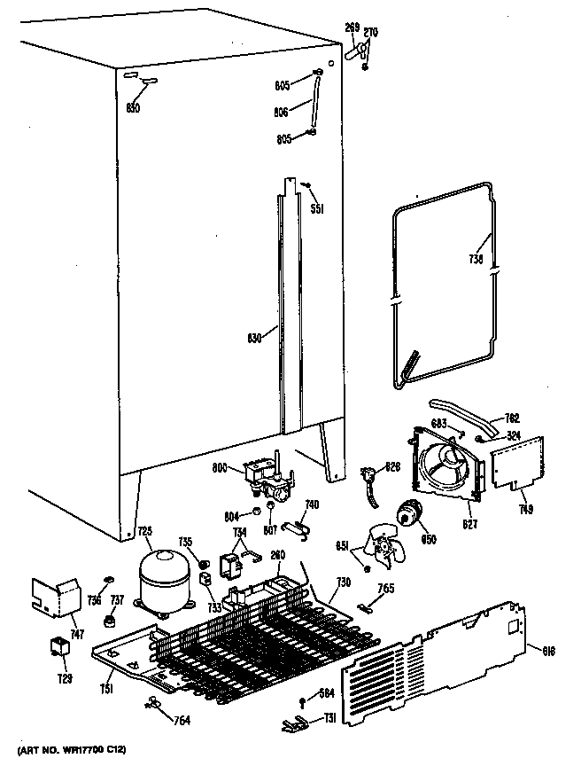 GE MSX24GRSBAD unit diagram