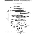 GE MTX21BAXERAD compartment separator parts diagram