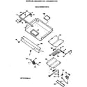 GE LGB346SEV1WH gas & burner parts diagram