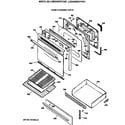 GE LGB346SEV1WH door & drawer parts diagram