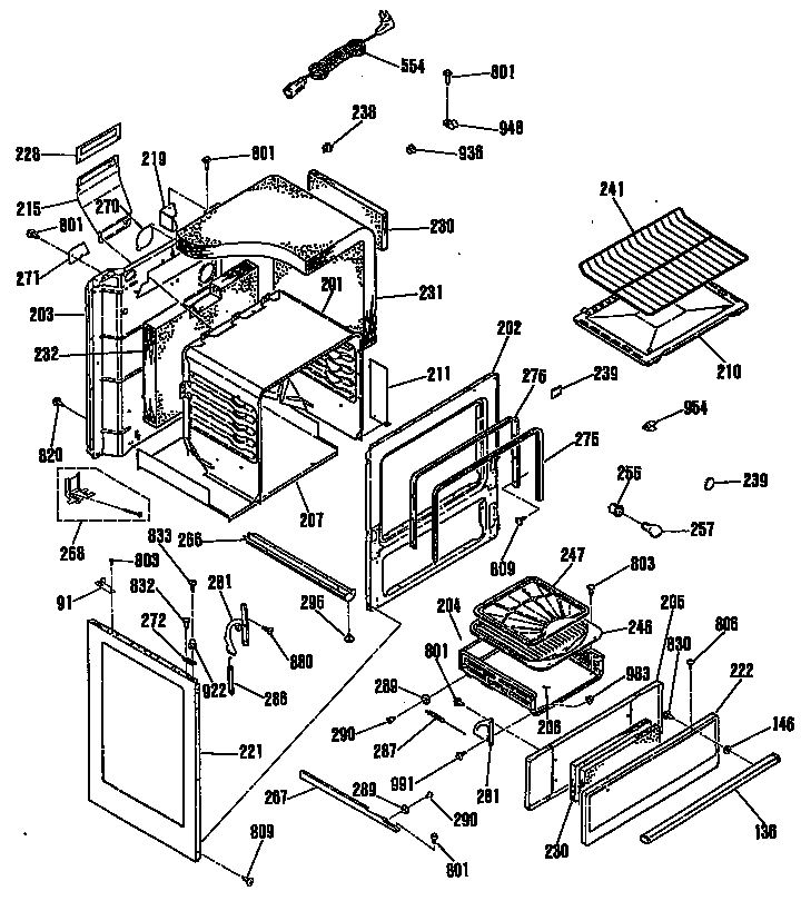 GE L2B115GEL2 chassis diagram