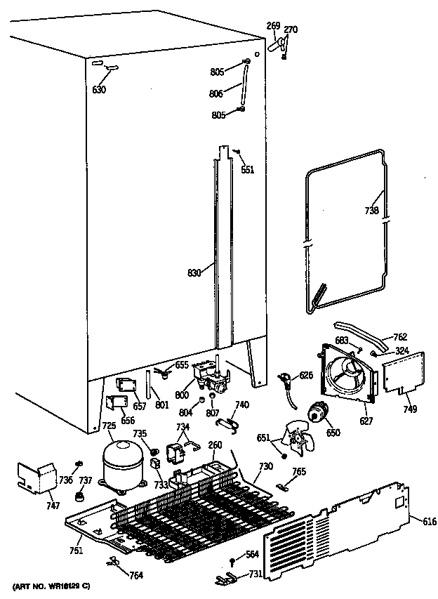 GE MSK22GRSCAD unit diagram