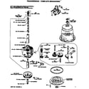 GE WRW4600SALWW transmission - complete breakdown diagram