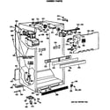 GE MTX18GASGRWH cabinet parts diagram