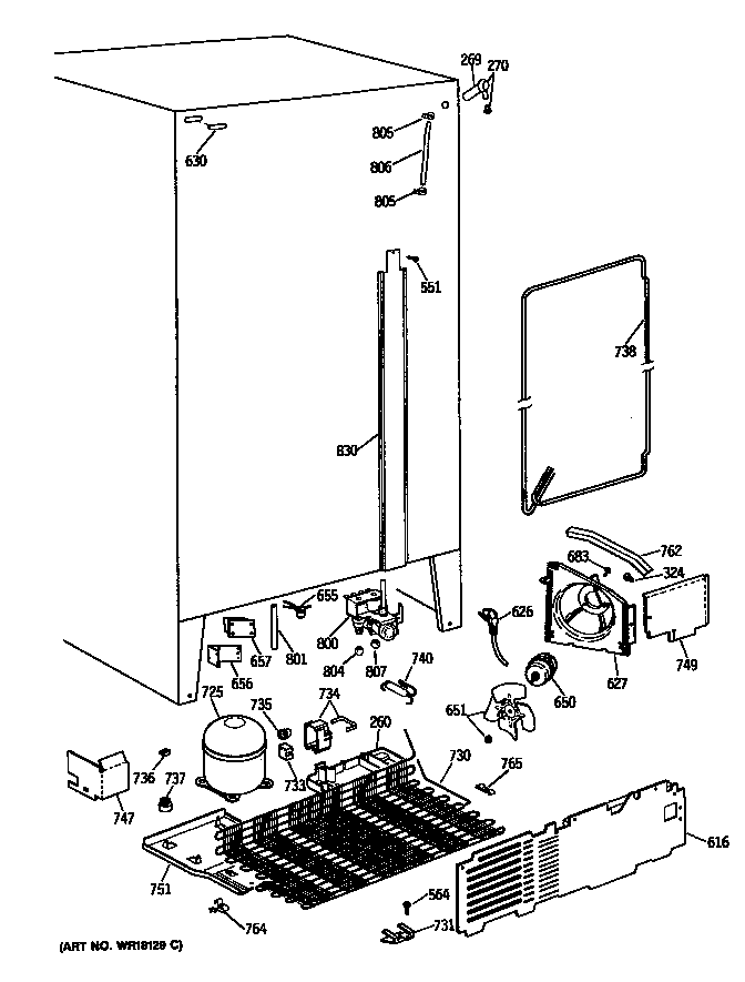 GE MSK27DHSMAD unit diagram