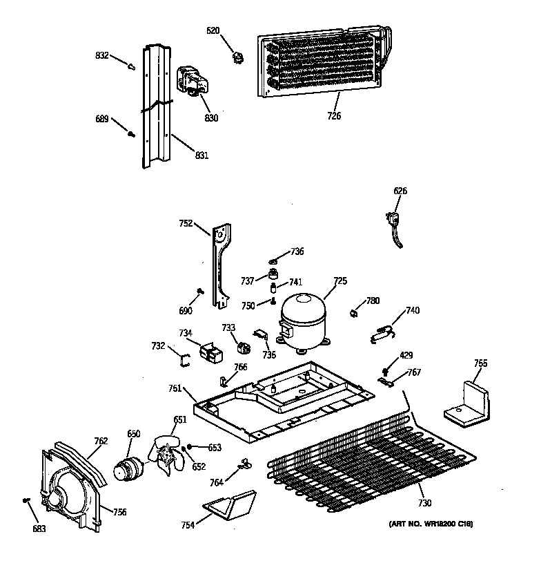 GE MTX21DIZKRWW unit parts diagram