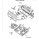 GE LGB600GET4BC cooktop diagram