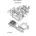 GE LGB600GET4BC door & drawer parts diagram