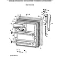 GE MTX18GIXHRWW fresh food door diagram