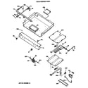 GE LGB336GET2WH gas & burner parts diagram